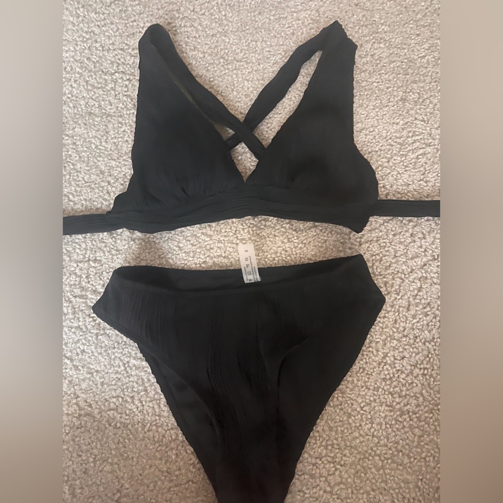 SHEIN Black Bikini Set